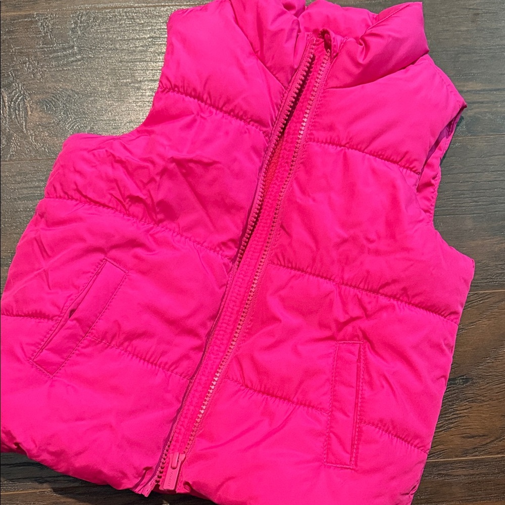 Old Navy Kids Pink Puffer Vest